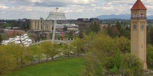 The Great Northern Clocktower, Riverfront Park webcam - Spokane