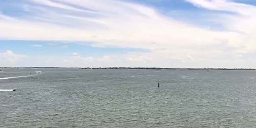 Cape Fear estuary in Southport webcam - Wilmington