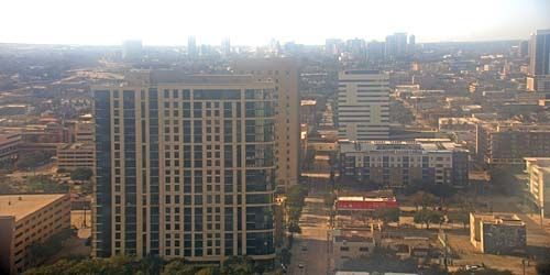 Houston Panorama from above webcam - Houston