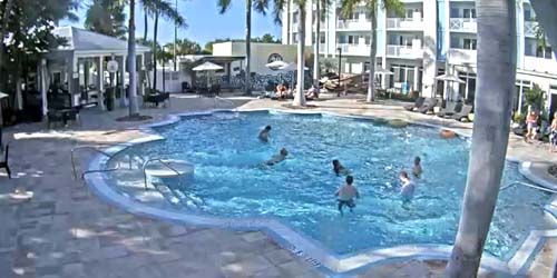 Pool at 24 North Hotel - live webcam, Florida Key West