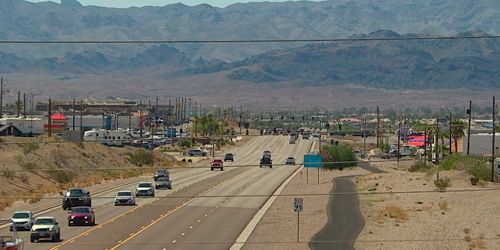 Traffic on Highway 95 - live webcam, Arizona Lake Havasu City