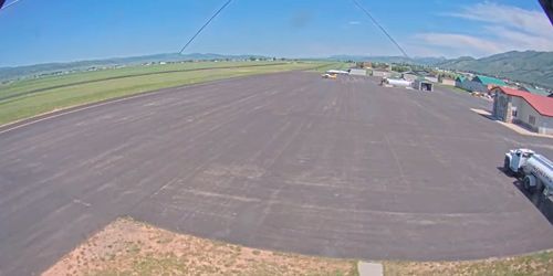 Afton Muni Airport-Afo - live webcam, Wyoming Jackson
