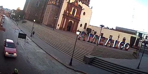 Constitution Square in Amealco de Bonfil - live webcam, Queretaro Santiago de Queretaro