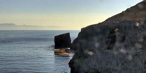 Cala de la isla de Anacapa -  Webcam , California Los Ángeles