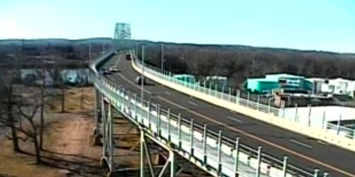 Arrigoni Bridge - live webcam, Connecticut Middletown