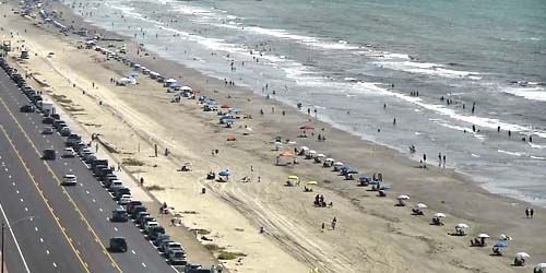 Babe's Beach in Galveston - live webcam, Texas Houston