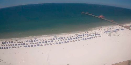 Clearwater Beach, Pier 60 Fishing Pier - live webcam, Florida Clearwater
