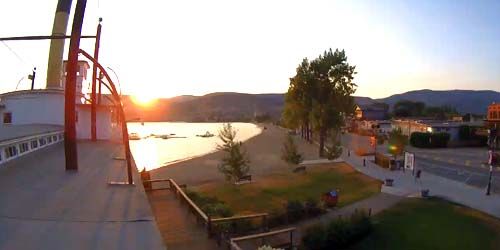 Ss Sicamous Heritage Park, Playa Central -  Webcam , Columbia Británica Penticton