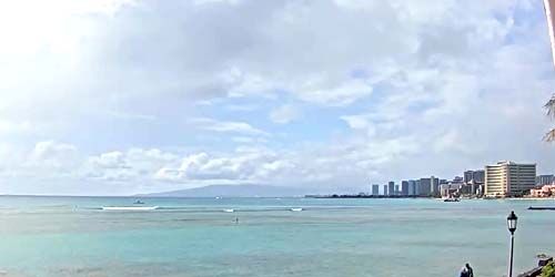 Waikiki Beach, Mamala bay - live webcam, Hawaii Honolulu