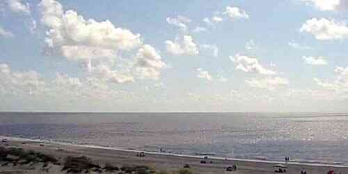 Grande plage de sable webcam - Jacksonville