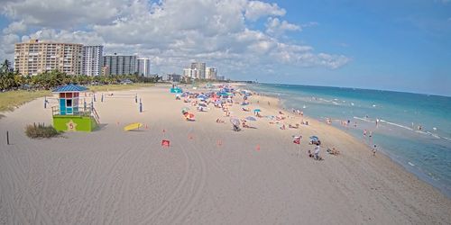 Central Beach - live webcam, Florida Pompano Beach