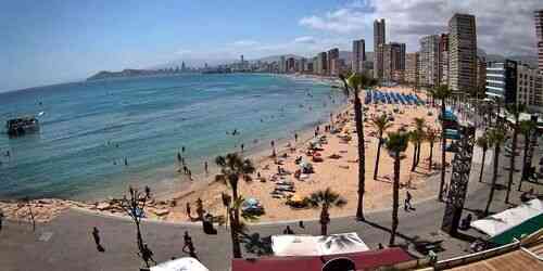 Ver en directo Platja Llevant - Av. de Madrid — Benidorm