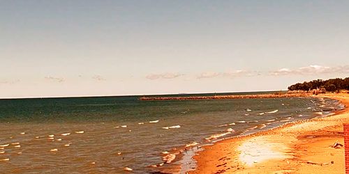 Beaches on the shores of Lake Erie - live webcam, New York Buffalo