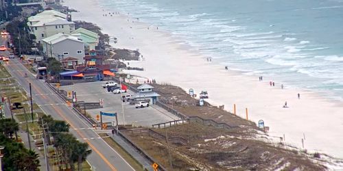 Leeward Key vue panoramique sur les plages -  Webсam , Florida Destin