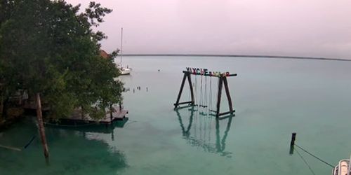 Beautiful Bacalar Resort webcam - Chetumal
