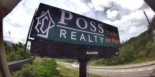 Highway billboard - live webcam, Arkansas Little Rock