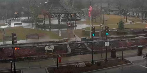Central part of Blowing Rock - live webcam, North Carolina Boone