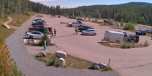Estacionamiento de los senderos de Bragg Creek webcam - Calgary