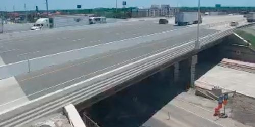 Puente sobre la autovía i-39 -  Webcam , Wisconsin Janesville