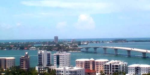 Le pont John Ringling Causeway -  Webсam , Florida Sarasota