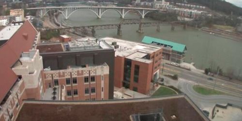 Tennessee River with Neyland Stadium - live webcam, Tennessee Knoxville