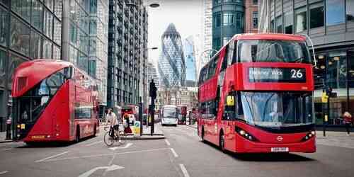 Londoner Busfahrt