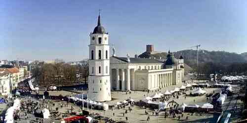 Watch Live Cathedral Square - Vilnius