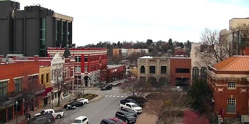 Shops and restaurants in the city center - live webcam, Arkansas Fort Smith
