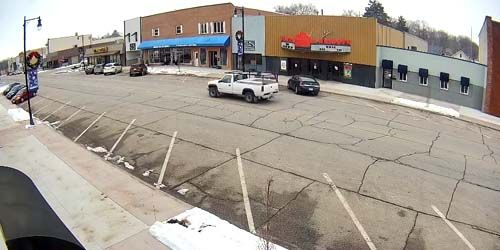 Tráfico en el centro de la ciudad -  Webcam , Saskatchewan Humboldt