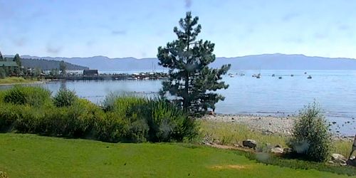 Commons Beach - live webcam, California Tahoe City