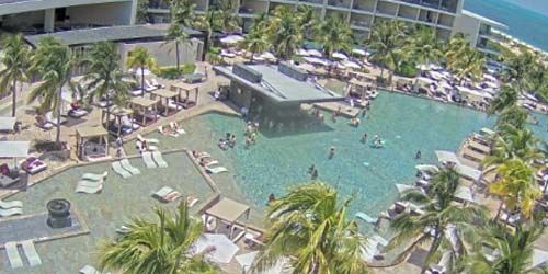 El territorio del hotel TRS Coral -  Webcam , Quintana Roo Cancún