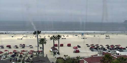 Beach on the coast of Coronado - live webcam, California San Diego