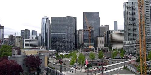Centre-ville, Denny Way Crossroads et 7th Avenue -  Webсam , Washington Seattle