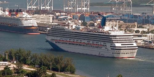 Terminaux de navires de croisière webcam - Miami