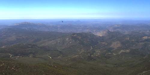 Panoramic view from Cuyamaca Peak - live webcam, California San Diego