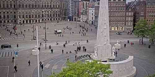 Place du Dam Diffusion en direct