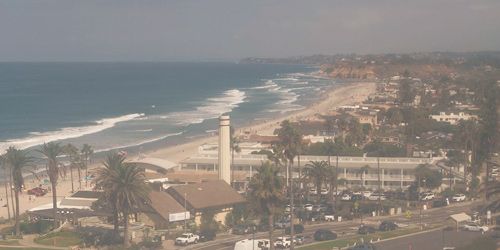Beaches on the Del Mar coast - live webcam, California San Diego