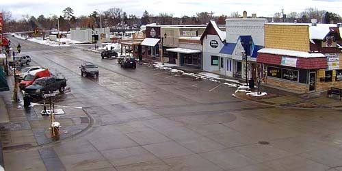 Downtown - live webcam, Minnesota Park Rapids