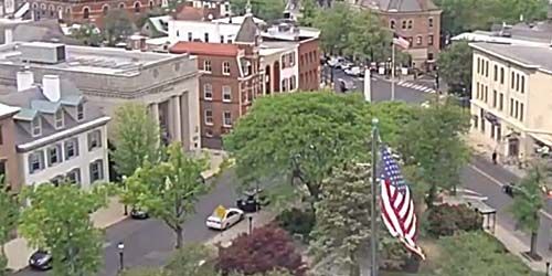 Doylestown village center - live webcam, Pennsylvania Philadelphia