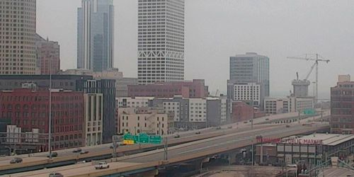 Vista de East Town desde el edificio Pritzlaff -  Webcam , Wisconsin Milwaukee
