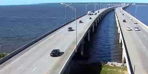 Escambia Bay Bridge - live webcam, Florida Pensacola