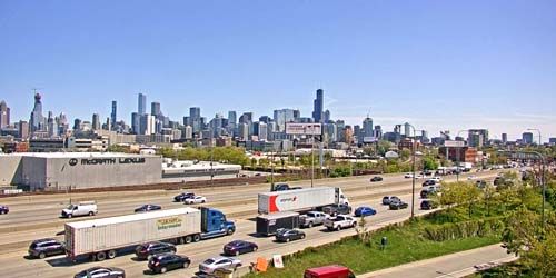 Kennedy Expressway, McGrath Lexus - live webcam, Illinois Chicago