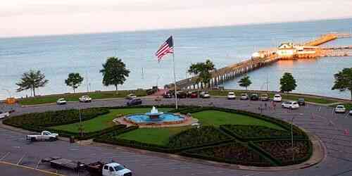 Parque municipal y muelle de Fairhope webcam - Mobile