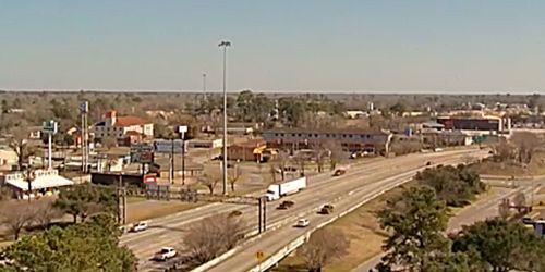 Freeway, entrance to the city - Live Webcam, Beaumont (TX)