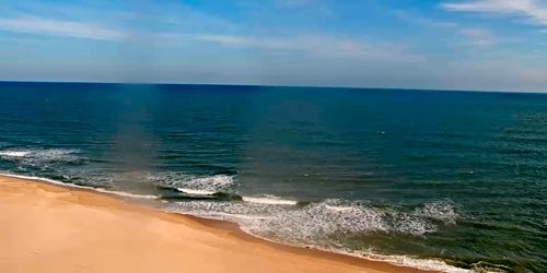View of the beach from the Grand Hotel - live webcam, Maryland Ocean City