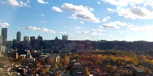 Hill District - panorama depuis une hauteur -  Webсam , Pennsylvania Pittsburgh