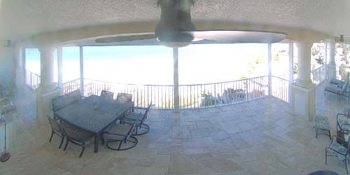 Véranda de l'hôtel avec vue sur la mer -  Webсam , Florida Tampa