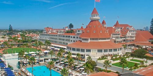 Hotel del Coronado, Curio Collection by Hilton - live webcam, California San Diego