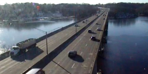 Irondequoit Bay Bridge - live webcam, New York Rochester