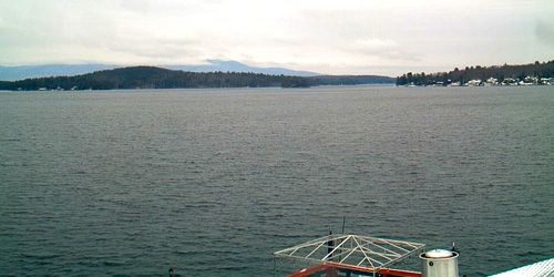 Winnipesaukee lake panorama - live webcam, New Hampshire Laconia